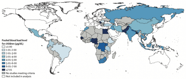 Lead batteries blamed for increased blood lead levels in 632M children ...